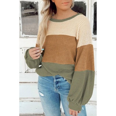 Women's Knitted Sweater - The Pink Avocado M : Target