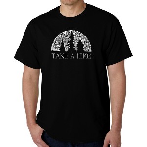 LA Pop Art Men's Word Art T-shirt - Nature Lover - 1 of 4