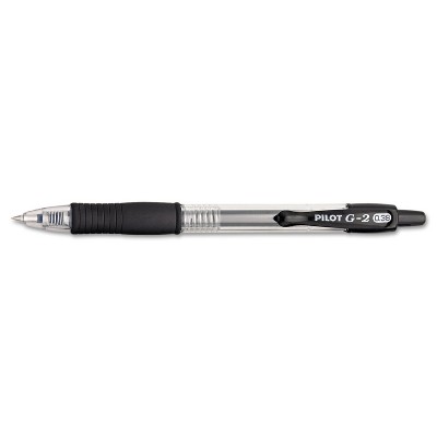 Pilot G2 Premium Retractable Gel Ink Pen Black Ink Ultra Fine Dozen 31277