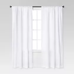 1pc 54"x84" Light Filtering Farrah Window Curtain Panel White - Threshold™
