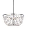 Elegant Lighting Gianna 13 inch pendant in chrome - 3 of 4