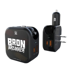 WWE SuperStars (M) Steel 18-Watt 2 in 1 USB A/C Charger - 1 of 3
