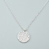 Unique Bargains Layered Choker Necklaces Circle Pendant Choker Necklace for Women Silver Tone 1PC - 3 of 4