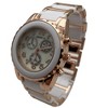 Olivia Pratt Two Tone Rose Gold Color with Acrylic Accent Women Watch - 2 of 3