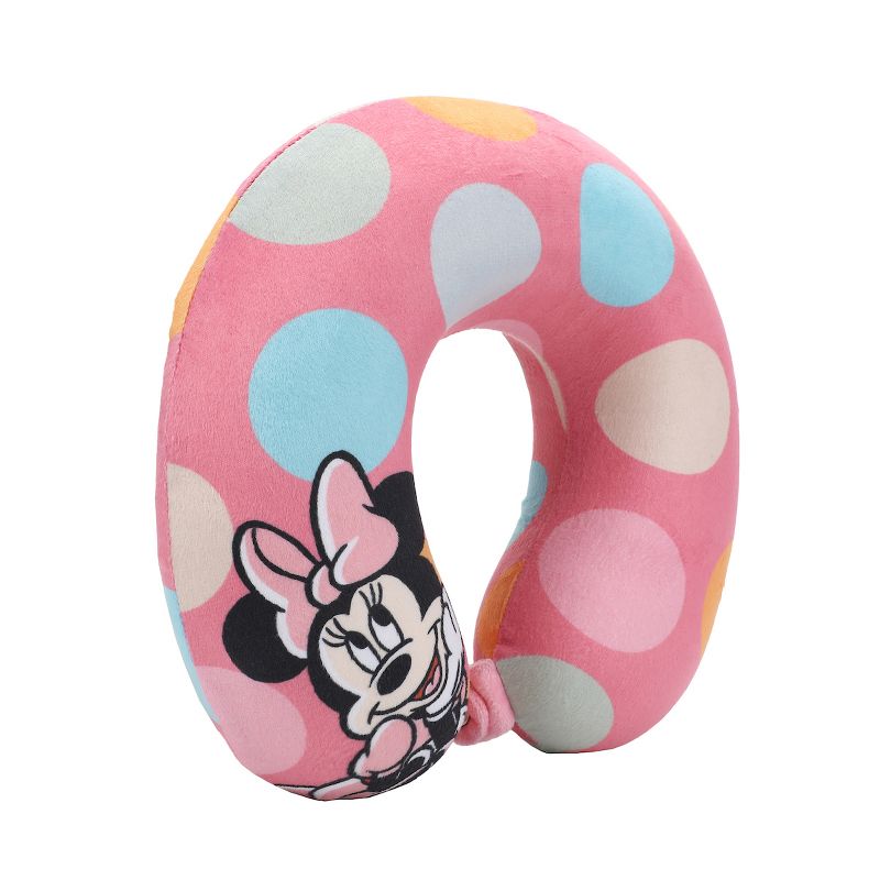 Minnie Mouse Kids Travel Set with Neck Pillow, Eye Mask, and Luggage Tag - Disney Magic on the Go!, 2 of 7