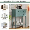 NicBex 23.7"Console Table Modern Entryway Table with 3 Drawers and Open Shelf Slim Sofa Table for Small Space,Hallway,Living Room - 4 of 4