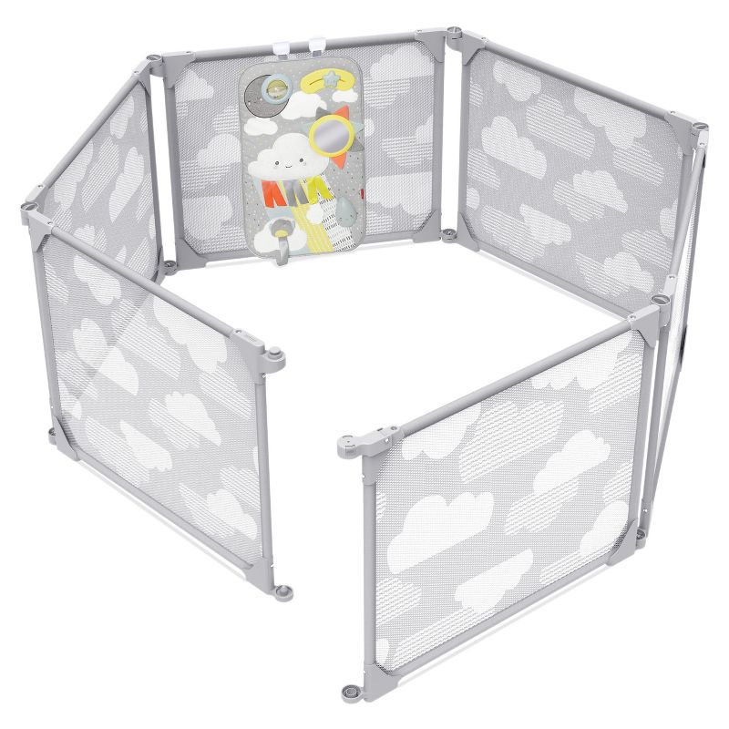 Skip Hop Play Enclosure Expandable Baby Playpen - Gray, 1 of 12