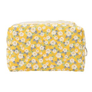Unique Bargains Women Portable Camellia Flower Makeup Bag 1 Pc - 1 of 3