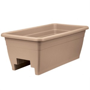 The HC Companies Plastic Rail Planter, 24in - 1 of 2