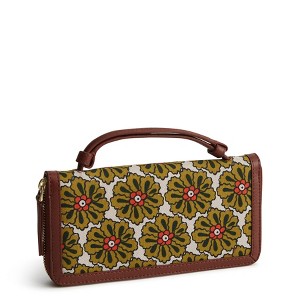 Vera Bradley Women's Outlet Oxford Canvas Accordion Wristlet - 1 of 2