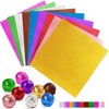 LotFancy Foil Candy Wrappers for Chocolates, 4x4 inch, 900 Pcs Aluminum Candy Wrapping Paper, 9 Colors - 3 of 4