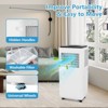 8000 BTU 3-In-1 Freestanding Portable Air Conditioner for Rooms Up to 350 Sq.Ft with Cool, Dehumidifier, Fan Mode, Remote Control, Digital Display - 4 of 4