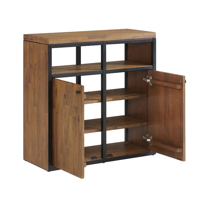 31&#34; Lloyd Shoe Storage Cabinet Natural - Alaterre Furniture, 3 of 14