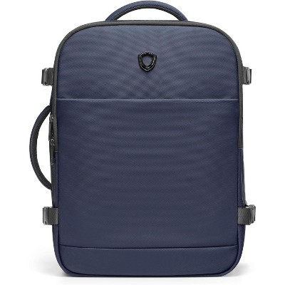 Traveler's Choice Markham Expandable, Clamshell Opening, Weekender, 27L Capacity Travel Backpack, Navy — фото 3