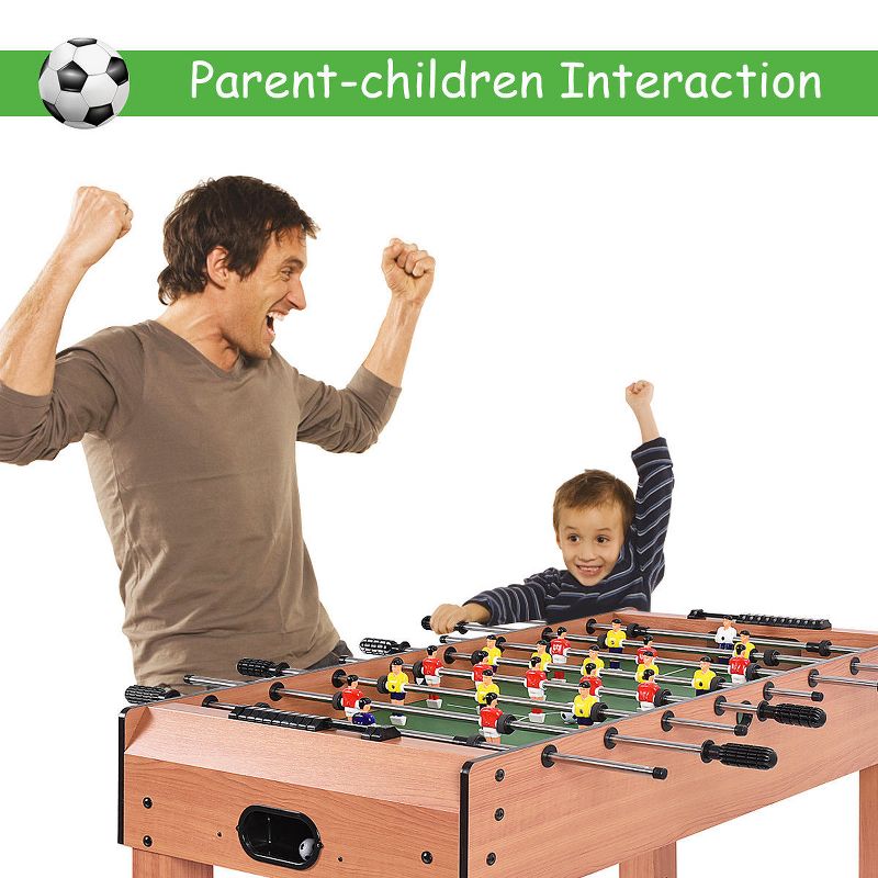 Costway 48''  Foosball Table Competition Game Soccer Arcade Sized Football Sports Indoor, 2 of 11