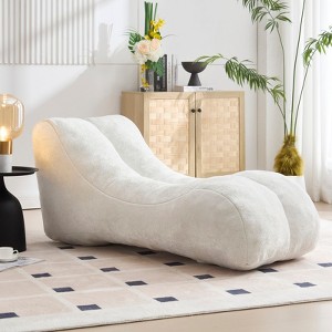 Aukfa Ergonomic S Curved Chaise Lounge, Soft Sponge For Gentle Support, Perfect For yoga, Stretching & Relaxation,  Ideal For Adults - 1 of 4