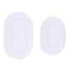 Hampton Crochet Collection Cotton Reversible Tufted Set of 2 Bath Rug Set - Home Weavers - 2 of 4