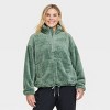 Women's High Pile Fleece 1/2 Zip Pullover - All In Motion™ Green L