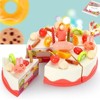 Topteng Birthday Party Cake - Play Food with Mix-n-Match Desserts and Candles - 3 of 4