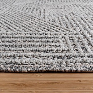 Gertmenian Malini Devyn Modern Geometric Rug Gray - 1 of 3