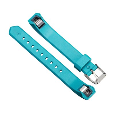 Zodaca Wristband w/Metal Buckle Clasp compatible with Fitbit Alta/Alta HR Replacement Band, Turquoise