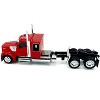 Kenworth W990 with Flat Top Sleeper Cab Red 1/87 (HO) Scale Plastic Model Car by HO Logistics - 2 of 4