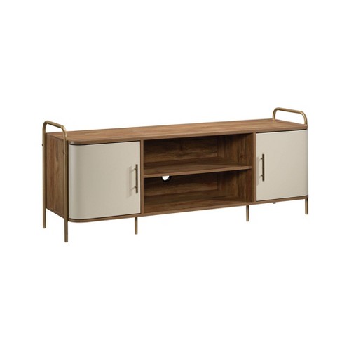 Sauder Coral Cape Storage Cabinet in Glacier Oak