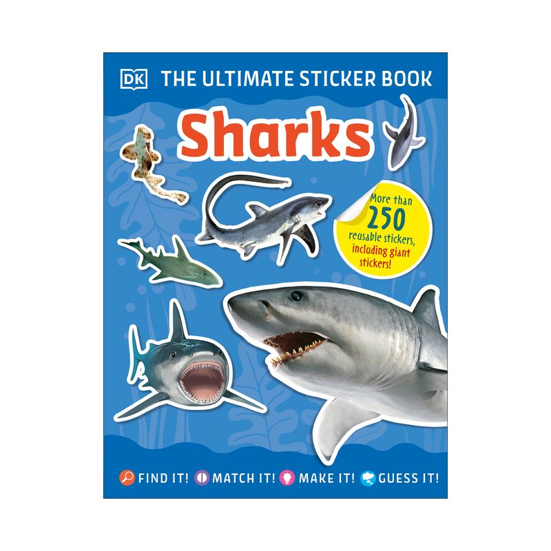 The Ultimate Sticker Book Sharks - by  DK (Paperback), 1 of 2