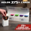 Monster Protectors Magnetic Five Deck Box - Black, Holds 375 Gaming TCGs, Self-Locking Closure, Use w Standard & Smaller Size Gaming Trading Cards - 4 of 4