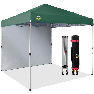 8x8 Pop Up Canopy with 1 Side Wall - Centerlok™ One Push Setup