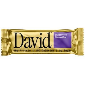 David Protein Bars with 28g Protein - Blueberry Pie Flavor - 12ct - 1 of 4