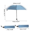 Unique Bargains Manual Open Close Umbrella Retractable for Rain Wind - 2 of 4