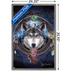 Trends International Brigid Ashwood - Celtic Wolf Guide Framed Wall Poster Prints - 3 of 4