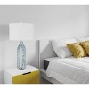 Cal Lighting BO-3042TB Inveruno Glass Table Lamp with Hardback Drum Shade, Aqua Grey - 4 of 4