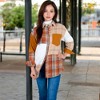 Anna-Kaci Women's Plaid Jacket with Classic Design and Comfortable Fit - 2 of 4