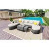 CAVINAS Patio Furniture Sets, Freely Combinable Rattan Outdoor Sofa Sets, Modern Patio Conversation Sets for Gardens - 2 of 4