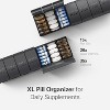 ONE PIX Pill Organizer, 2 Packs, Easy-Open Weekly Pill Organizer, XL Daily Pill Case, 7 Day Medicine Pill Organziers for Vitamin Supplements - 2 of 4
