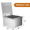 Garvee Drop In Ice Chest, Drop In Cooler, Stainless Steel Ice Chest with Hinged Cover, Wine Coller for Home and Commercial - 4 of 4
