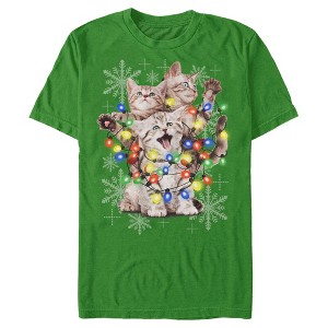 Men's Lost Gods Kitten Lights T-Shirt - 1 of 4