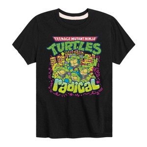 Boys' - Teenage Mutant Ninja Turtles - 90s Logo Short Sleeve Graphic T-Shirt - 1 of 4