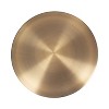 Kate and Laurel Cannings Round Metal Table, 14x14x24, Gold - 3 of 4