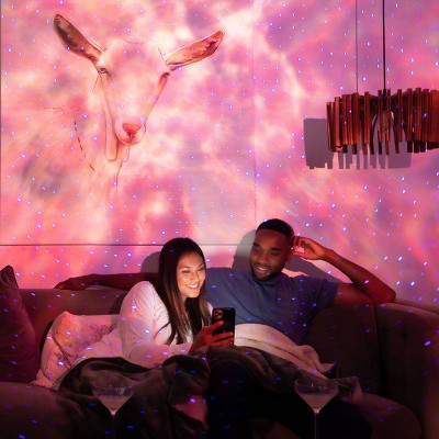 Sky Lite Evolve White LED Galaxy Projector with Blue Stars
