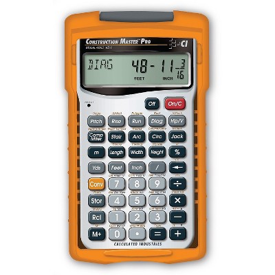 Calculated Industries Construction Master Pro III Series 4065 11-Digit Construction Calculator