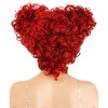 HalloweenCostumes.com One Size Fits Most Women Royal Red Heart Women's Costume Wig | Queen of Hearts Accessories, Red - 4 of 4