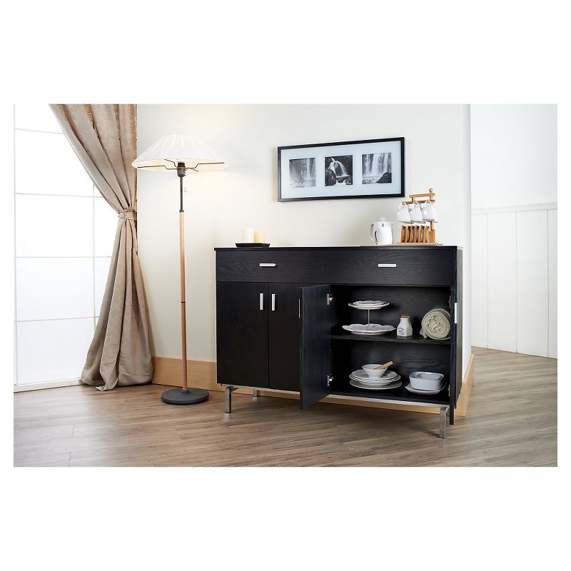 Lauten Contemporary 2 Drawer Buffet Server - HOMES: Inside + Out, 4 of 7