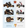 24V 9Ah Kids Ride On Go Kart Toy,High Speed 8.1MPH Drifting Car with 2x300W Motors,14.3" XL Seat,Full Metal Frame - 4 of 4
