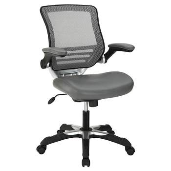 Edge Mesh Back with Leatherette Seat Office Chair - Modway