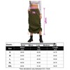 Women Y2k Cargo Long Skirt Low Waist Drawstring Maxi Skirt Ruched Vintage Slit Cargo Skirt with Pockets - 4 of 4