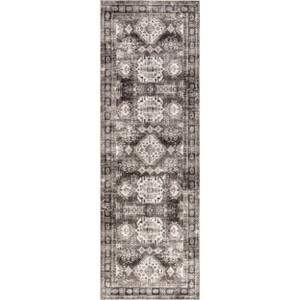 Nuloom Evelina Traditional SplashGuard Machine Washable Area Rug - 1 of 4