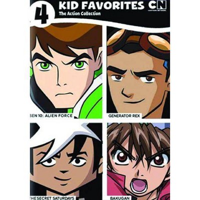 4 Kids Favorites: Cartoon Network Action Collection (DVD)(2012)